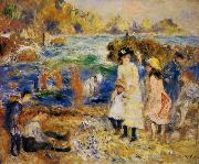 Pierre Auguste Renoir Enfants au bord de la mer a Guernsey china oil painting artist